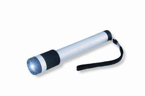 Ansmann X2 LED Handliche Metalltaschenlampe 0,5 Watt, 40 m, ca. 20h (2x Mignon AA) silber Preisvergleich