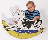 Galt Wooden Rocking Cow