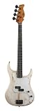 AXL Badwater Electric Bass 1 Pickup, Off White