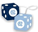 North Carolina Tar Heels Fuzzy Dice
