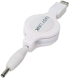 Produkt-Bild: Verbindungskabel IEEE 1394 Stecker 6 pol. - iPod Stromversorgungs-Stecker Kabelbox mit Aufrollautomatik, Farbe Wei&szlig;