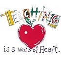 Teaching Is A Work Of Heart Adult Sweatshirt