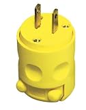Leviton 000-115PV-000 Plug, Vinyl 2 Wire 15 Amp