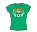 Search : Aquaman Splash Juniors S/S T-shirt in Kelly Green by DC Comics