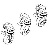 SP Studio Systems 3 piece Caster Set for the Heavy Duty Boom Stand