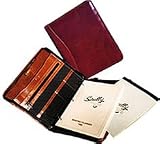 Review   / Scully Leather Zip Planner Binder Italian Leather 5020Z Organizer