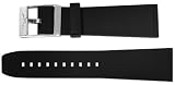 NEW BREITLING 20/18 BLACK RUBBER STRAP