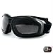 Bobster Eyewear TOURING2 GOGGLES SMK Goggles Touring 2 BLK SMOKE LENS - BT2001