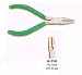 STAINLESS STEEL PLIER BRASS LINED JAWS FLAT NOSE