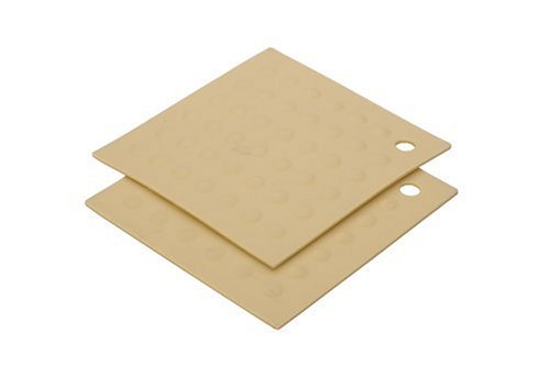 MIU Silicone Pot Holders, Set of Two, Yellow