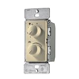 Buy Ace Dual Control Fan Light Switch (ACE6482V-K) by Cooper Wiring Devices