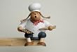 Christmas Smoker - Pastry cook, sitting (6.8 inches)