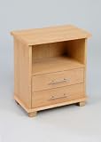 Bedside / Telephone Table - Aker Light Oak
