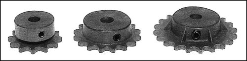 Nylon Roller Chain Sprocket, 3.955 OD, 3/8 Bore, 48 Teeth, For 1/4 Pitch Roller Chain (Pack of 1)