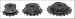 Nylon Roller Chain Sprocket, 1.412 OD, 1/4 Bore, 16 Teeth, For 1/4 Pitch Roller Chain (Pack of 1)