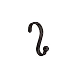 InterDesign York Lyra Shower Hooks with Balls, Bronze, Set of 12