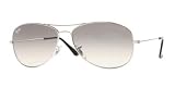 RAY BAN AVIATOR 3362 003 32 SILVER GRAY GRADIENT SUNGLASSES by 