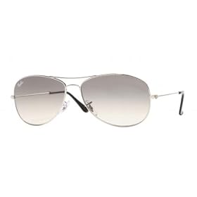 RAY BAN AVIATOR 3362 003 32 SILVER GRAY GRADIENT SUNGLASSES