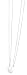 Sterling Silver Italian Anti Tarnish Necklaces w/ Two Half Heart Charms AWSS-55-036