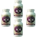 Perfect Acai-Pure Organic Acai Berry, 120ct (Pack Of 4)