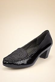 Footglove Original Leather Wide Fit Animal Print Apron Moccasins