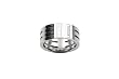 FOSSIL Herrenring Edelstahl 18 cm JF84689040
