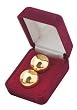Velveteen Pouch and Personal Lubricant Included - KegelPro Gold Ben-Wa Kegel Exercise BenWa