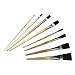 Office Products : Charles Leonard, Inc. 73550 Flat, Long-Handle, Natural Bristle Easel Brush, 1/2 Brush Width, Dozen