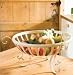 Wrought Iron Ivory Fruit Bowl