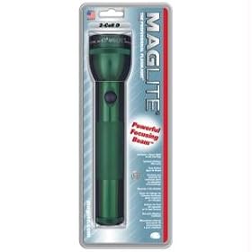 2 D Cell Flashlight, Dark Green by Moteng