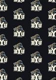 Brigham Young (BYU) Cougars 5 4 x 7 8 Team Repeat Area Rug