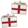 England Flag Cufflinks - St George Cross by Cuffs & Co
