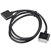 Dock Connector Extender Extension Cable for Apple iPad iPhone iPod (Black)