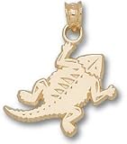 TCU Horned Frogs Solid 10K Gold Horned Frog Pendant