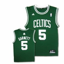 Boston Celtics Kevin Garnett Men's Green NBA Replica Jersey, Medium
