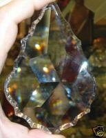 88mm 3.5" 32% lead French Cut Suncatcher Crystal Prism