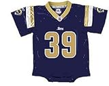 St. Louis Rams Juniors Pink Long Sleeve Logo T-shirt (Medium)