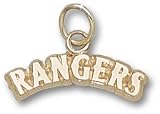 Texas Rangers Arched Rangers 3/16 Charm/Pendant -14K/10K, Stainless Steel or Gold Plated
