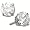 4 ct Sterling Silver Round CZ Earrings 8MM