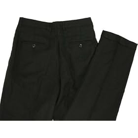 Claiborne Micro Pin Dot Cuffed Pant