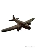 Vintage Metal Cast Iron Airplane Plane Figurine Statue