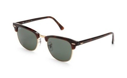 Ray-Ban Clubmaster Sunglasses - Mock Tortoise Arista w G15-XLT Lens product image
