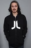 WeSC The Icon Zip Hooded Sweatshirt in Black hood ,Sweatshirts for Men
