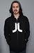 WeSC The Icon Zip Hooded Sweatshirt in Black hood ,Sweatshirts for Men