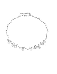 Pearlyta Sterling Silver Multi-colored Pearl Necklace (9-10mm)