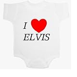 I Love Elvis Baby Ultrasoft Onesie