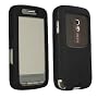 Black Gel Skin Cover Snap-On Case Front and Back for HTC Touch Pro 2 T-MOBILE VERSION ONLY (NOT COMPATIBLE WITH SPRINT AND VERIZON HTC TOUCH PRO2 VERSION)