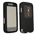 Black Gel Skin Cover Snap-On Case Front and Back for HTC Touch Pro 2 T-MOBILE VERSION ONLY (NOT COMPATIBLE WITH SPRINT AND VERIZON HTC TOUCH PRO2 VERSION)