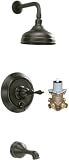 Belle Foret Oil Rub Bronze Tub/Shower Head Faucet