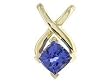 14K Yellow Gold Tanzanite Pendant
